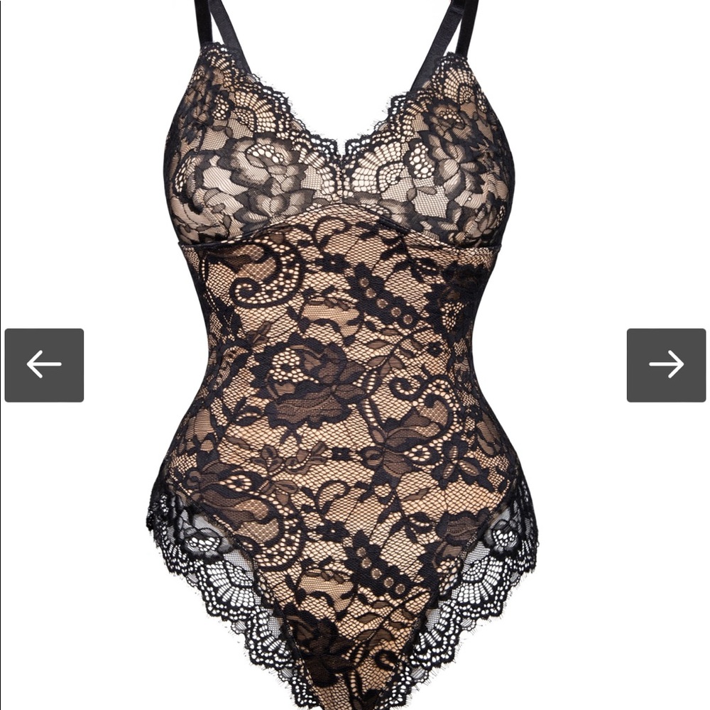 Pinsy Shapewear Lace Bodysuit size 1X